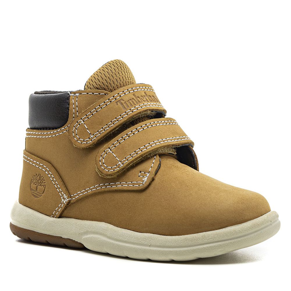 Timberland Μποτες Χιονιού Παιδικα Καφε - Toddler Toddle Tracks Easy-Close - Greece 0985173-MU